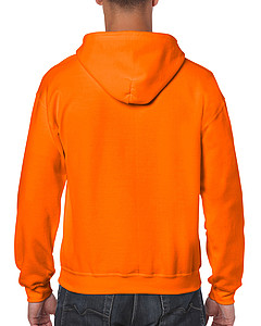 GILDAN HEAVY BLEND ADULT FULL ZIP HOODED 271gr, S.orange, S