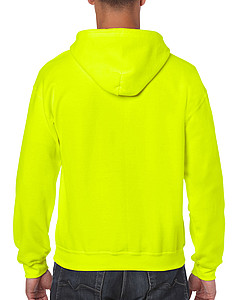 GILDAN HEAVY BLEND ADULT FULL ZIP HOODED 271gr, safety green, S