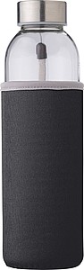 Glass bottle (500 ml) with neoprene sleeve