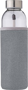 Glass bottle (500 ml) with neoprene sleeve