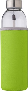 Glass bottle (500 ml) with neoprene sleeve