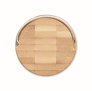 Glass bottle 500ml, bamboo lid