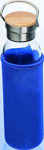 Glass bottle with neoprene sleeve, 600ml