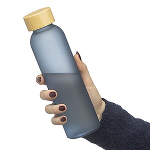 Glass drinking bottle (500 ml) Levi, cobalt blue