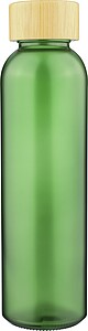 Glass drinking bottle (500 ml) Levi, green