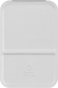 Glass mirror Mio, white