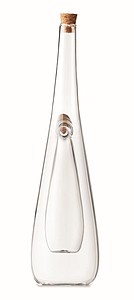 Glass oil and vinegar bottle