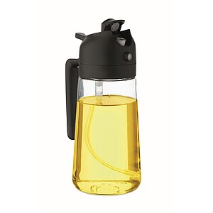 Glass oil dispenser & sprayer, black
