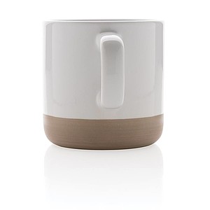 Glazed ceramic mug