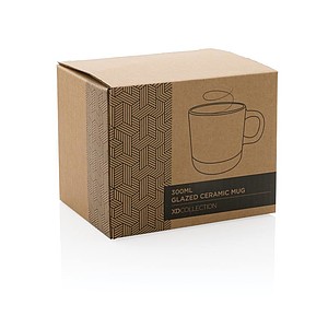 Glazed ceramic mug