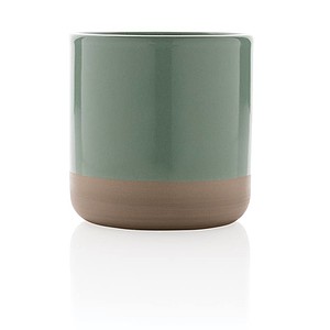 Glazed ceramic mug