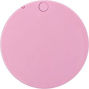 Glider slider makeup mirror, light pink