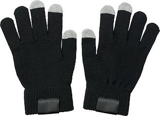 Gloves for capacitive screens.Black