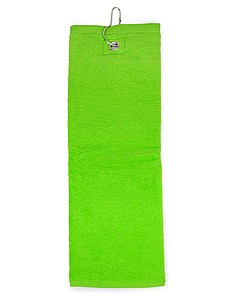 Golf towel 40 x 50 cm, 450 gr/m2 Lime Green