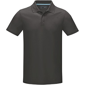 Graphite short sleeve men’s GOTS organic polo