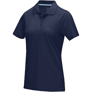 Graphite short sleeve women’s GOTS organic polo