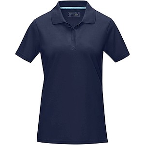 Graphite short sleeve women’s GOTS organic polo