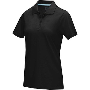 Graphite short sleeve women’s GOTS organic polo