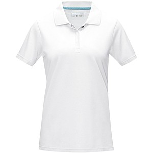 Graphite short sleeve women’s GOTS organic polo