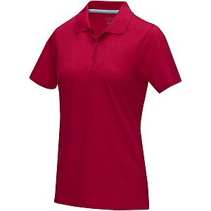 Graphite short sleeve women’s GOTS organic polo