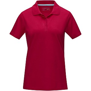 Graphite short sleeve women’s GOTS organic polo