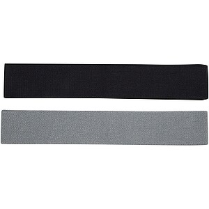 Grip 2-piece resistance band set, solid black
