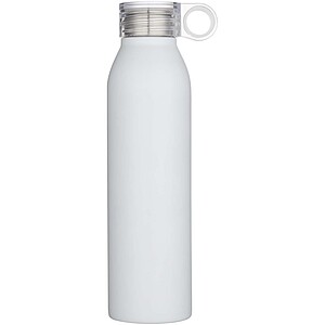 Grom 650 ml RCS recycled stainless steel water bottle, white