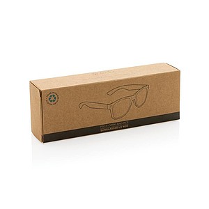 GRS recycled PC plastic sunglasses with FSC® cork