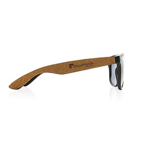 GRS recycled PC plastic sunglasses with FSC® cork