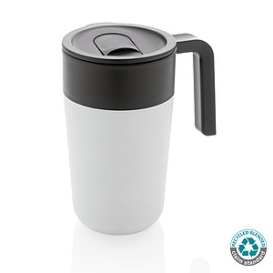 GRS Recycled PP and SS mug with handle