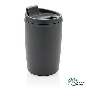 GRS Recycled PP tumbler with flip lid