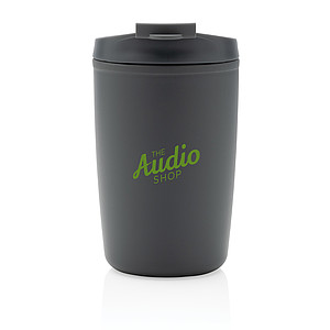GRS Recycled PP tumbler with flip lid