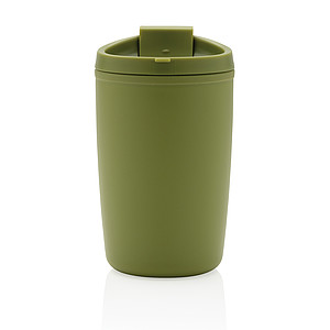 GRS Recycled PP tumbler with flip lid