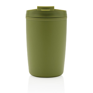 GRS Recycled PP tumbler with flip lid