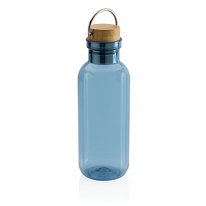 GRS RPET bottle with FSC bamboo lid and handle