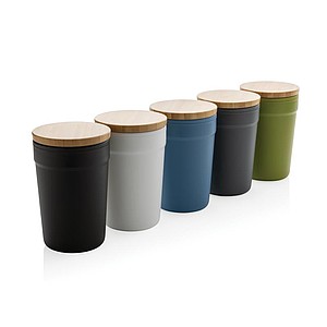 GRS RPP mug with FSC® bamboo lid