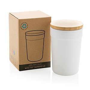 GRS RPP mug with FSC® bamboo lid
