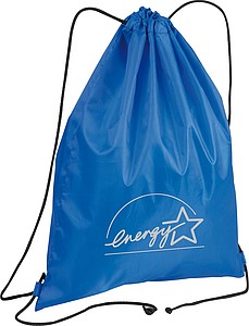 Gym bag made of polyester, blue