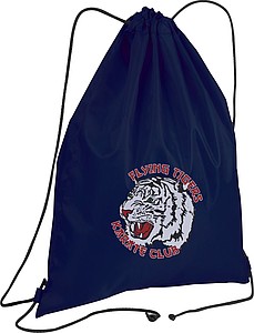 Gym bag made of polyester, dark blue