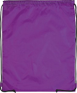 Gym bag made of polyester, purple