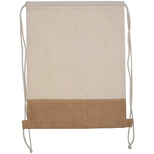 Gymbag with jute bottom