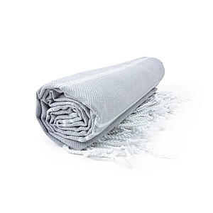Hamam Sultan Towel, lightgrey/white, 100 x 180cm