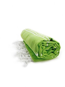 Hamam Sultan Towel, lime/white, 100 x 180cm