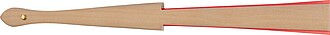 Hand fan, red