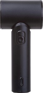 Handheld fan with 5 speed settings, black