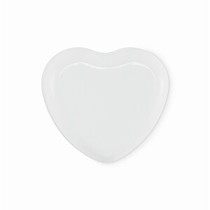 Heart shape vegan lip balm, white
