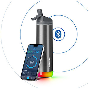 HidrateSpark® PRO 620 ml vacuum insulated stainless steel smart water bottle