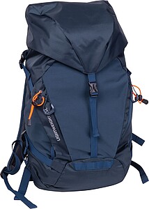 Hiking backpack with hip belt, navy heather