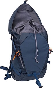 Hiking backpack with hip belt, navy heather