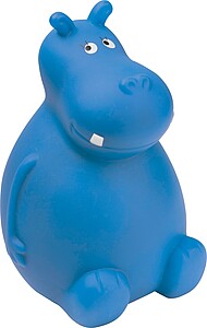 Hippo money box, blue